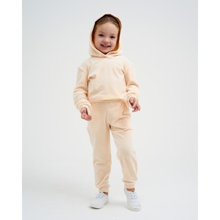 Костюм детский (толстовка, брюки) KAFTAN "Basic line" р.32 (110-116), молочный-4