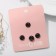 Set of icons (4 pcs.) "Zaychat", colored in ferrous metal