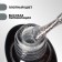 Gel nail polish, Chrome, shimmer, 3 phase, 8ml, led/uv, silver color (021)