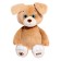 Soft toy "dog Mike", coffee color, 25 cm