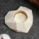 Summary "Polygonal Heart" 8x8x2 cm, gilding