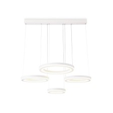 Светильник светодиодный подвесной с пультом Ambrella light, Original, FA4325, 4хLED, 168 Вт, 12600Lum, 3000-6400К, цвет белый