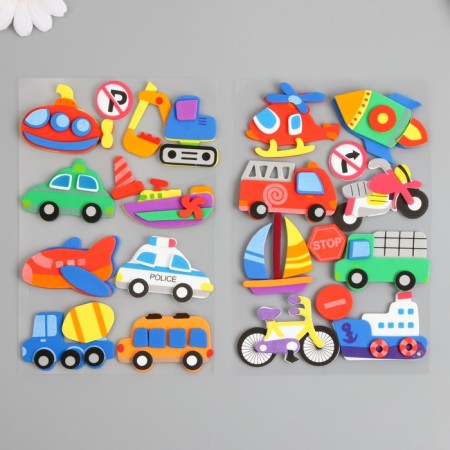 Stickers from EVA "Transport" Assorted.