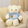 Soft toy "Bear" in a jacket, 75 cm, white color
