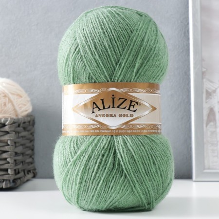 Yarn "Angora Gold" 20% wool, 80% acrylic 550m/100 g (852)