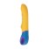 Unrealistic vibrator PMV Tone G-Spot, silicone, yellow, 23 cm