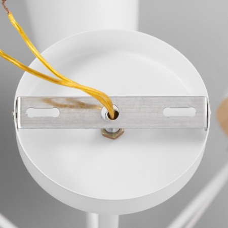 Chandelier "Irvina" 8he27 40W white 85x85x50cm-8