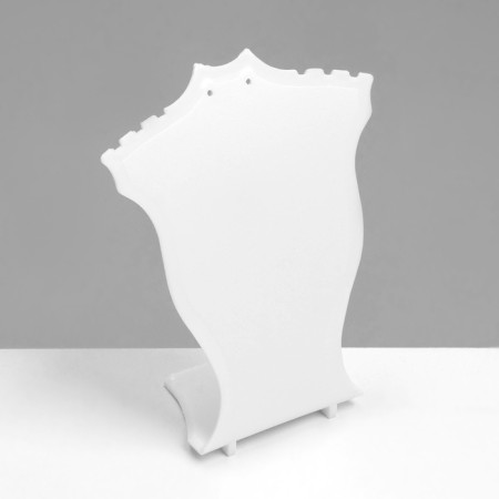 Standing for pendants, chains, earrings 10 × 4.3 × 12 cm, white color-2