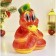 New Year. Symbol 2025. Piggy bank "Snake with a bill" 20x16cm, red