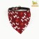 Collar with a scarf "Bright Life", 32 x 1 cm, burgundy