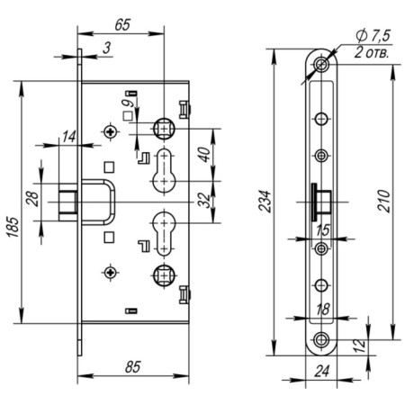 FLOW FLOWERS FLACE FL-0433 Anti-Panic, with a separate square-1
