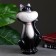 Piggy bank "Cat" Black with a bow 28x15x11cm