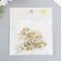 Decor for creativity plastic "Bows" gold set 30 pcs 0.9x1.3 cm