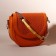 Handle for a bag, bamboo, with chains and carbines, 60 cm, silver color