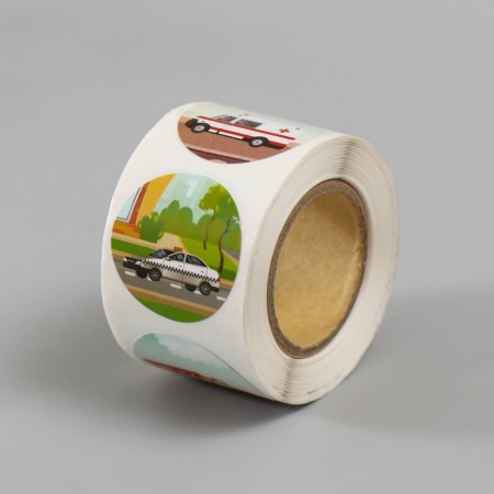 Stick Paper "Office transport" d = 2.5 cm 252 pcs in the roll-6