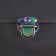 Bag -3 × 3 cm fastener, gasoline color