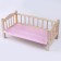 Puppet bed "Zavodi in clouds with roses," x/b, sheet 46*36, blanket, 46*36, pillow 23*17