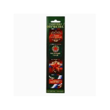 Magnetic bookmarks for books, 4 pcs. In the postcard 