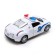 Police robot, transformed, light and sound effects