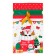 Polyethylene gift package with ties "New Year's toe", 15x23cm