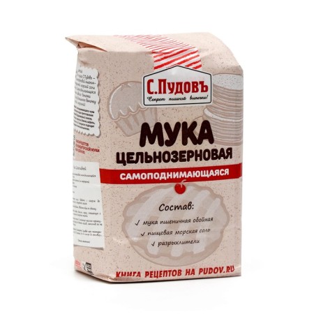 Whole -grain flour "S. Pudov ", 1 kg-2