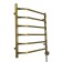 Domoterm electric heated towel rail "Laura", 500 x 600 mm, 6 crossbars, right, bronze