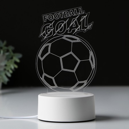 Acrylic lamp "Football", model GBV-0121-2