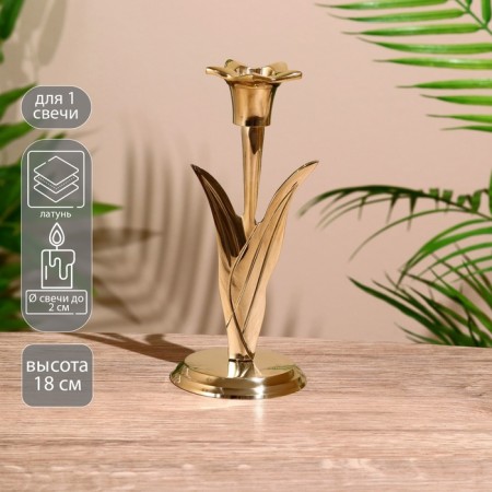 Summary "Tulip" Brass 18 cm
