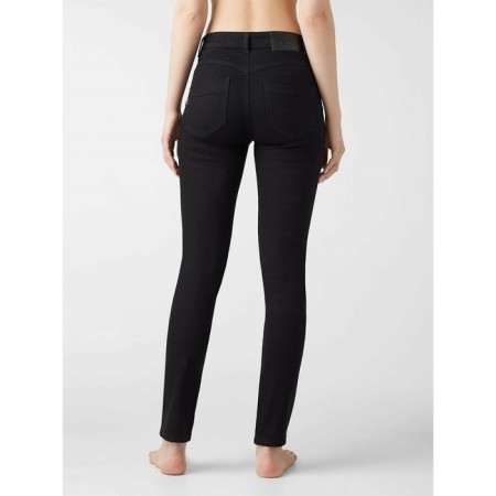 Women's jeans with Push-up Contte Elegant Skinny, size XL, DEEP Black color-8