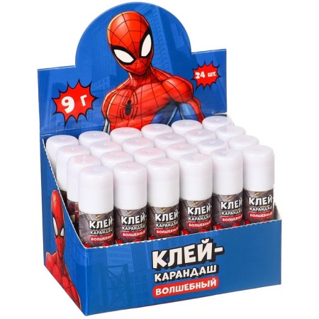 PVP 9 g adhesive pencil, with an indicator, spider man-1