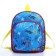 Baby backpack on a zipper, cornflower color