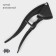 Magistro Alum Black garlic press with bones pusher, black color