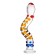 Unrealistic phallimitator Sexus Glass, glass, transparent, 20 cm