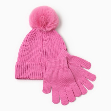 COMPLE CHART and gloves KAFTAN R.52-54 Pink-7