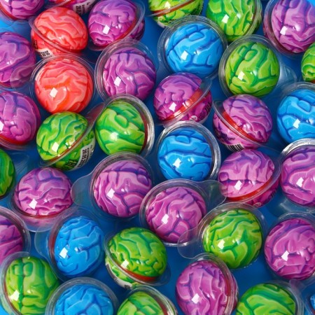 Chewing gum with sour filling "Brush the bubble!", Brain, 10 g-1
