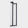 Towel holder, 10 × 23.3 × 80 cm, black color