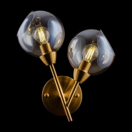 Bra Sherry, 2x40W E14, brass color-2