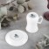 Coffee steam porcelain Wilmax, 2 objects: mug 120 ml, saucer d = 10.2 cm, white color