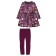 Kit for girls: dress, leggings, height 80 cm