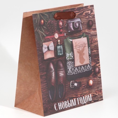 Craft vertical “Holiday for him”, Ml 23 x 27 x 11.5 cm, New Year-2