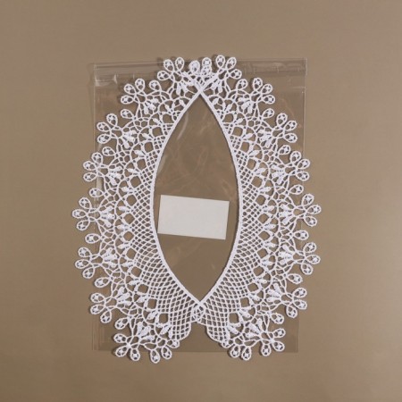 Gypury collar, 25 × 7 cm, white color-7