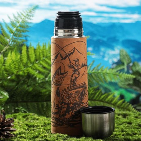 Set "Russian fishing", thermos 500 ml, mug 2 pcs-4