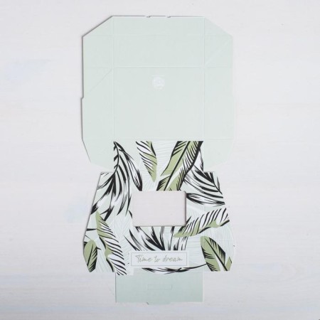 Confectionery packaging, a box of lamination "Tropics", 10 x 8 x 3.5 cm-3