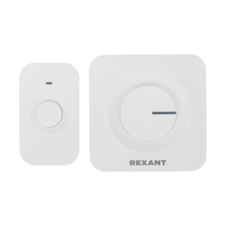 Wireless doorbell with digital coding 52 melody 150m IP56 (white) Rexant-1
