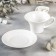 Tea steam porcelain Wilmax, 2 items: a cup 330 ml, a saucer, white color