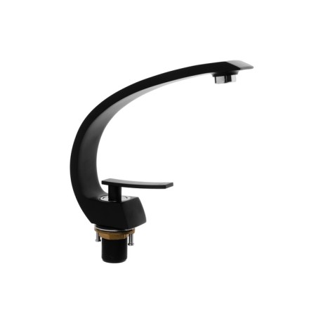 ACCOONA A9690F-5 shell mixer, single-leaf, nut, brass, black