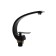 ACCOONA A9690F-5 shell mixer, single-leaf, nut, brass, black