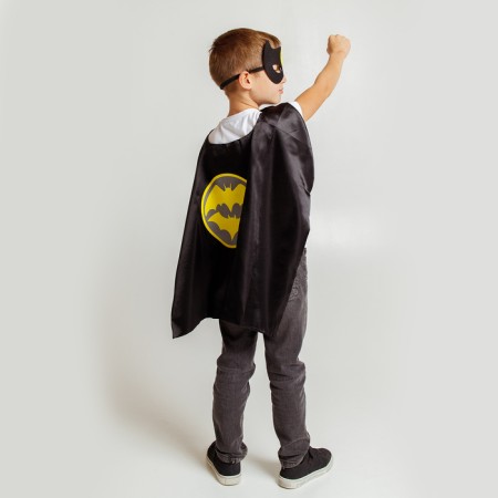 Carnival set "Gloomy warrior": cloak and mask-4