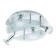 Cabel 1, 4x3W GU10, 3000K, 800LM, chromium color