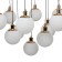 Lima "Lima" 13he27 40W gold 80x80x100 cm